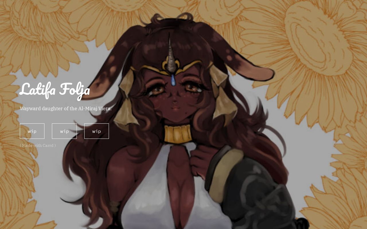 Carrd profile picture for @miraj
